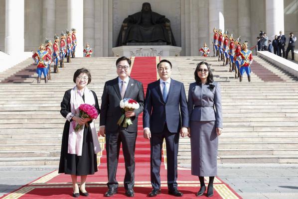 韓国国会議長がモンゴルを公式訪問