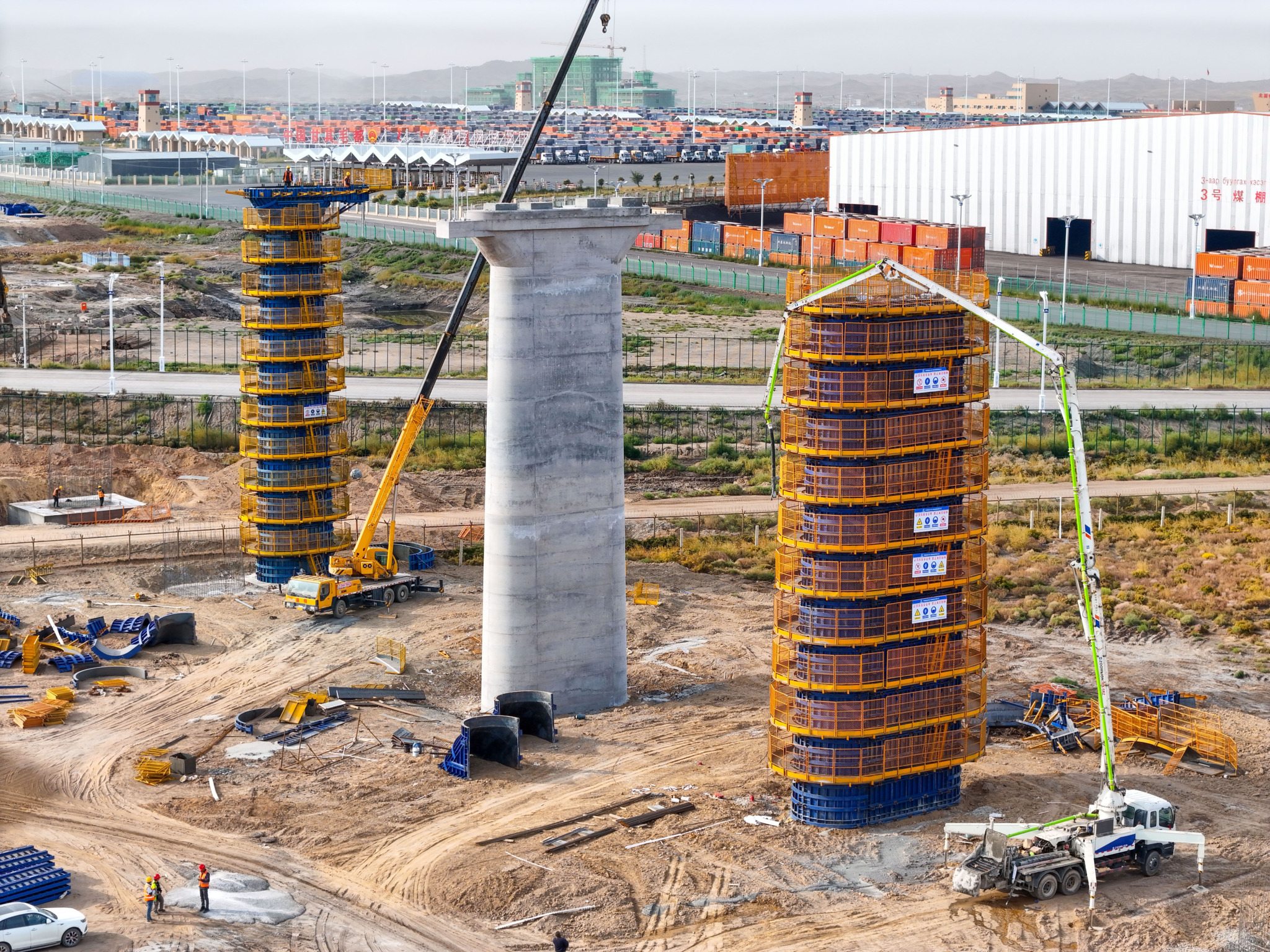 Gashuunsukhait–Gantsmod検問所の越境線建設プロジェクト、計画通り進行中