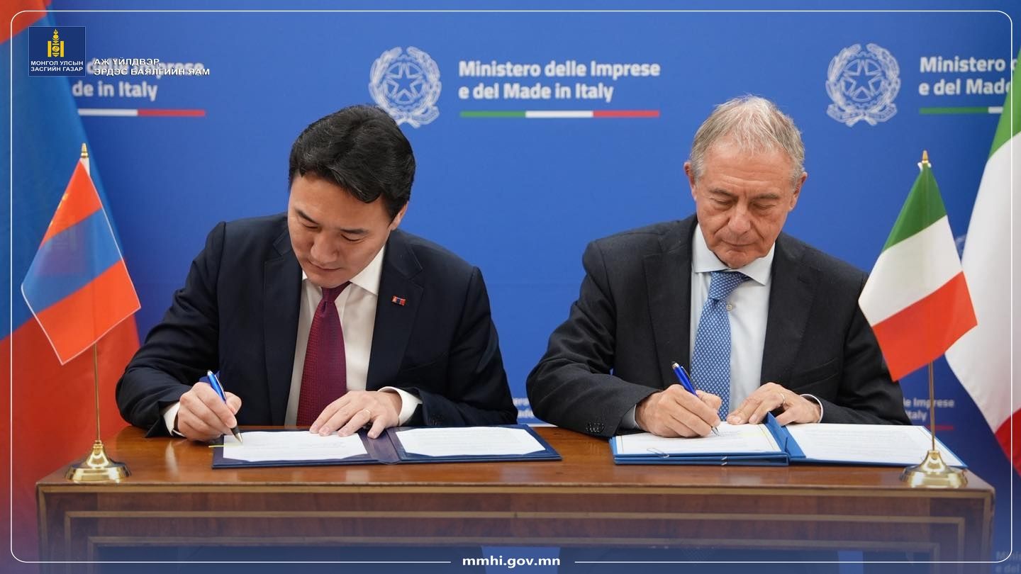 モンゴルとイタリア、重要鉱物分野で協力強化へ