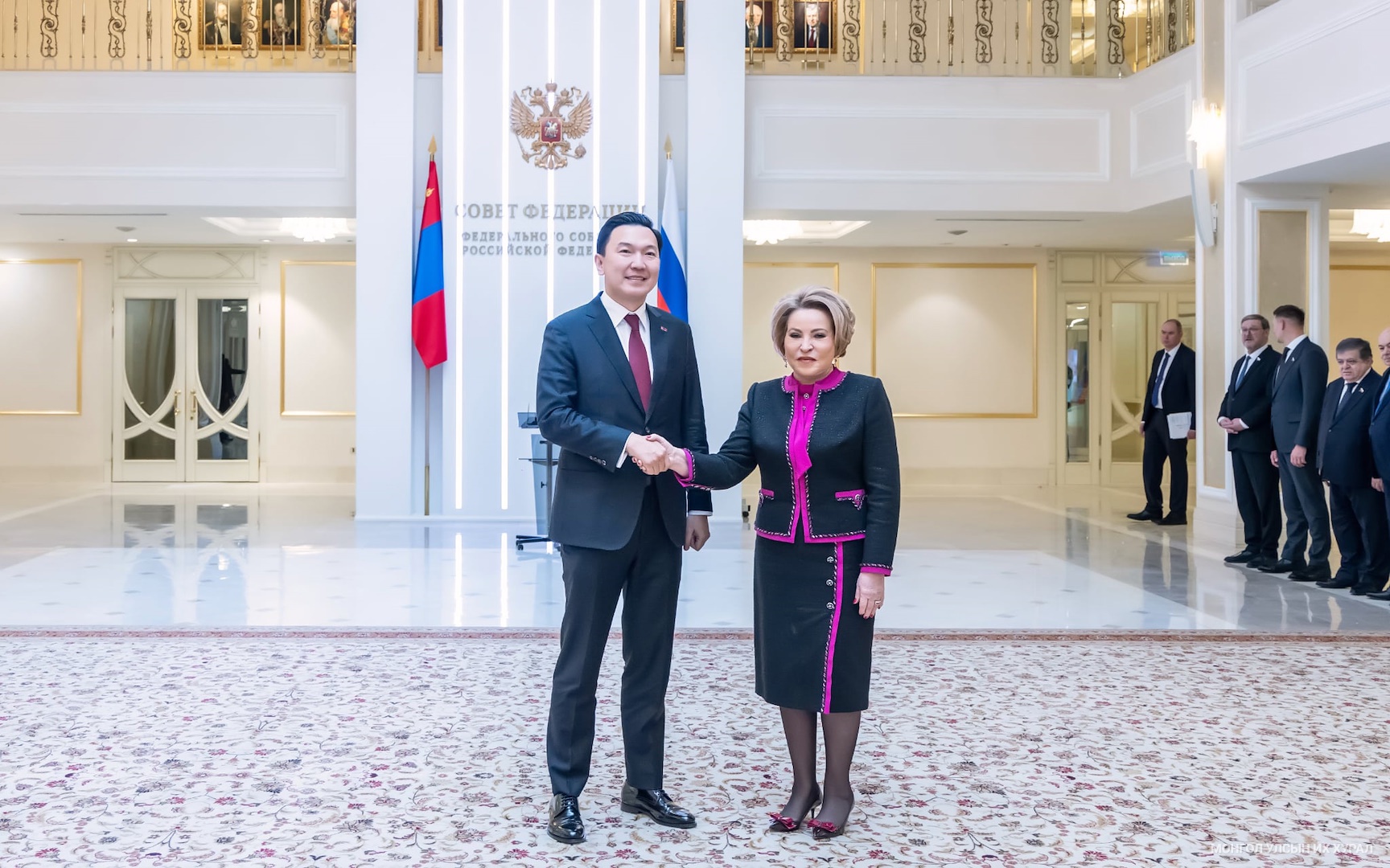 モンゴル国会議長とロシア連邦院議長が会談