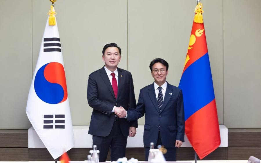 モンゴル・韓国首脳会談　レアメタル分野の協力拡大で合意